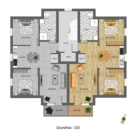 Morgensonne Apartment *